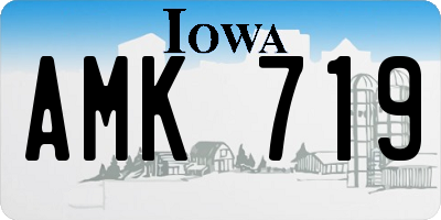 IA license plate AMK719