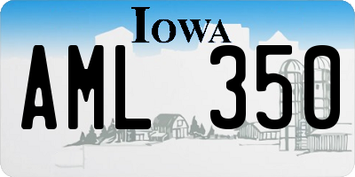 IA license plate AML350