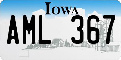 IA license plate AML367