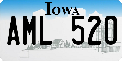 IA license plate AML520