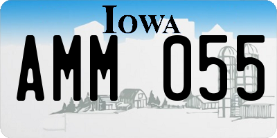 IA license plate AMM055