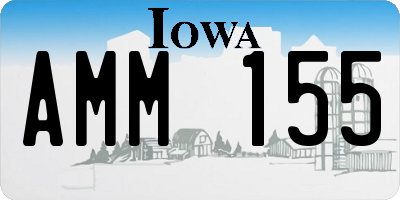 IA license plate AMM155