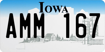 IA license plate AMM167