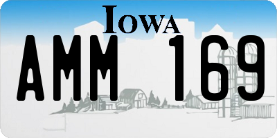 IA license plate AMM169