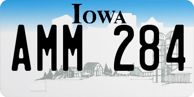 IA license plate AMM284