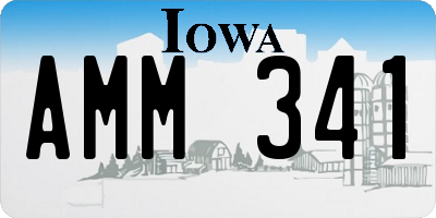 IA license plate AMM341