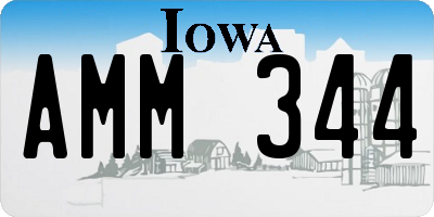 IA license plate AMM344