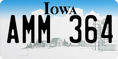 IA license plate AMM364