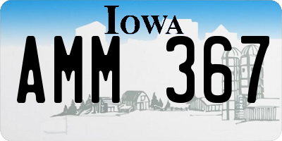 IA license plate AMM367