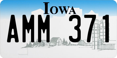 IA license plate AMM371