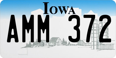 IA license plate AMM372