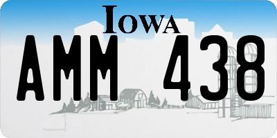 IA license plate AMM438