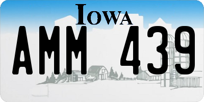 IA license plate AMM439