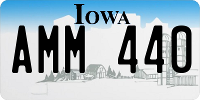 IA license plate AMM440