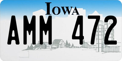 IA license plate AMM472