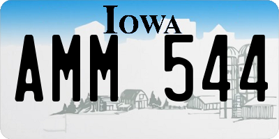 IA license plate AMM544