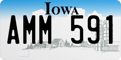 IA license plate AMM591