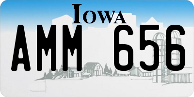 IA license plate AMM656