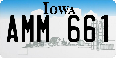 IA license plate AMM661