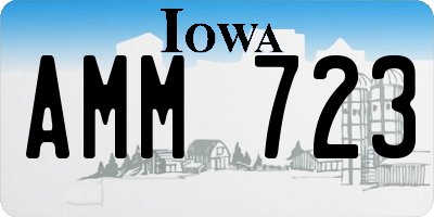 IA license plate AMM723