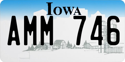 IA license plate AMM746