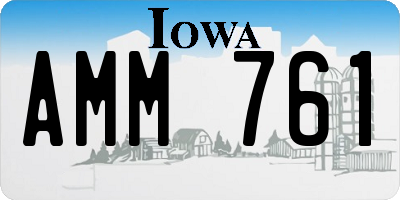 IA license plate AMM761