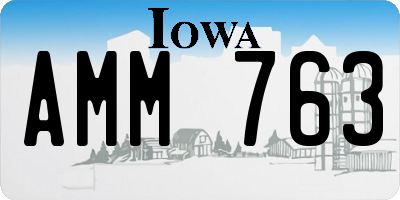 IA license plate AMM763