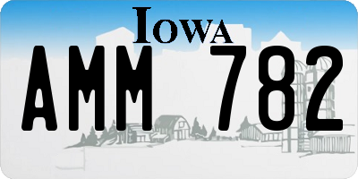 IA license plate AMM782