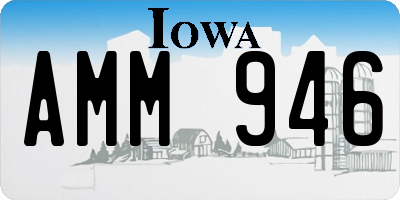 IA license plate AMM946