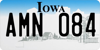 IA license plate AMN084