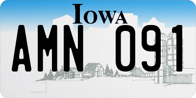 IA license plate AMN091