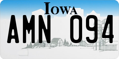 IA license plate AMN094