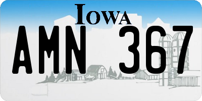 IA license plate AMN367