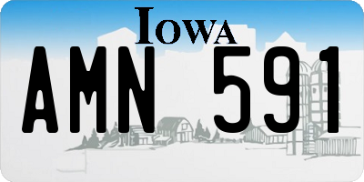 IA license plate AMN591