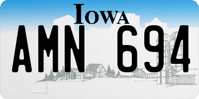 IA license plate AMN694