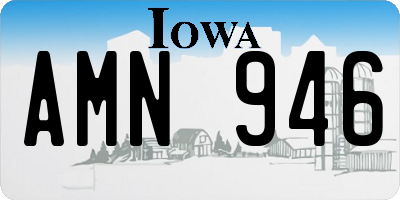 IA license plate AMN946