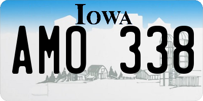IA license plate AMO338