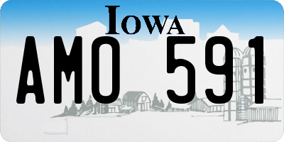 IA license plate AMO591