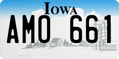 IA license plate AMO661