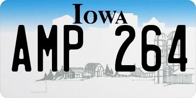IA license plate AMP264