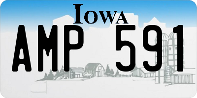IA license plate AMP591