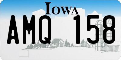 IA license plate AMQ158