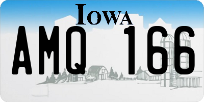 IA license plate AMQ166