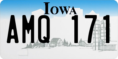 IA license plate AMQ171