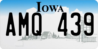 IA license plate AMQ439