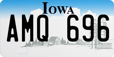 IA license plate AMQ696