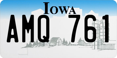 IA license plate AMQ761
