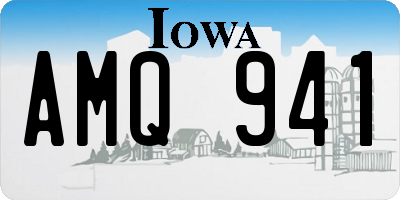 IA license plate AMQ941