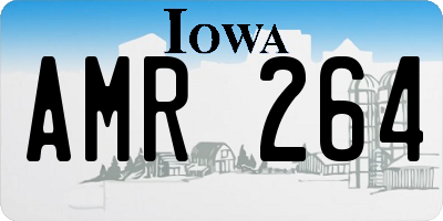 IA license plate AMR264