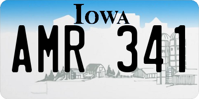 IA license plate AMR341